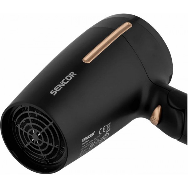 Sencor SHD 0045BK fekete kompakt hajszárító