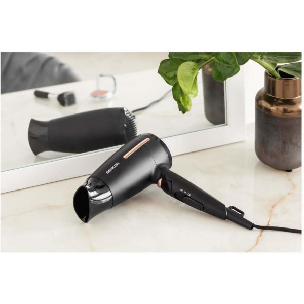 Sencor SHD 0045BK fekete kompakt hajszárító